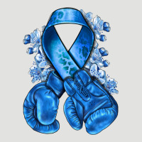 Blue Ribbon With Boxing Gloves Classic Tee | Teevron