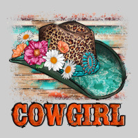 Cowgirl Hat Flowers Leopard And  Leather Premium Tee | Teevron