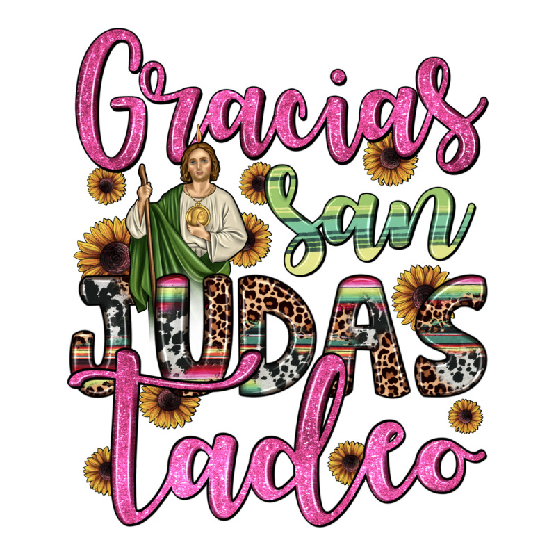 Gracias San Judas Tadeo Ladies Tee by JahusDesignShop | Teevron