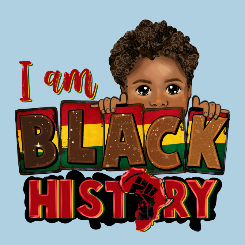 I Am Black History Black Boy Peekaboo Juneteenth Premium Hoodie by CowGirlArtShop | Teevron