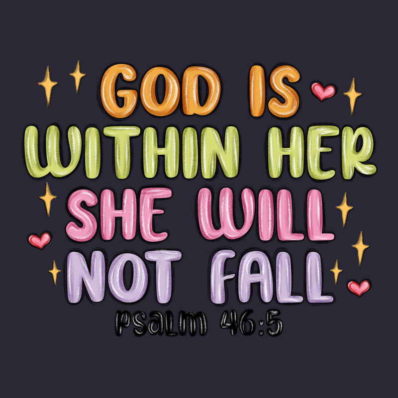 God Is Within Her She Will Not Fall Vintage Tee by MaliasSmallBusiness | Teevron