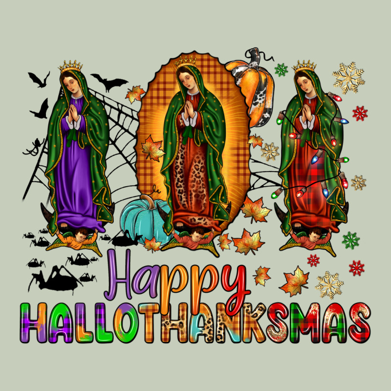 Our Lady Of Guadalupe Happy Hallothanksmas Ladies Tee by JahusDesignShop | Teevron