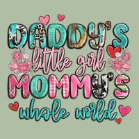 Daddy's Little Girl Mommy's Whole World Urban Heavy Tee | Teevron
