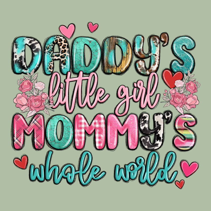Daddy's Little Girl Mommy's Whole World Urban Heavy Tee by MaliasSmallBusiness | Teevron
