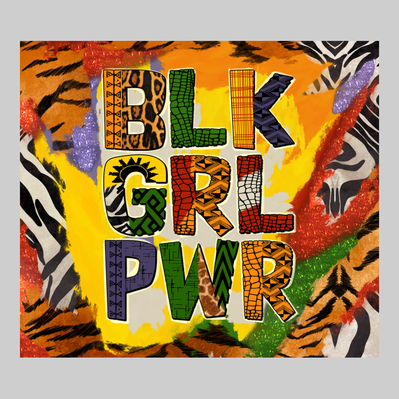 Black Girl Power Tumbler Premium Tee by BundleAndBundleShop | Teevron
