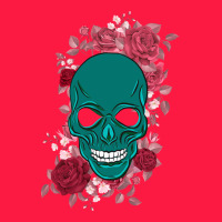 Skull With Flowers Zipper Hoodie | Teevron
