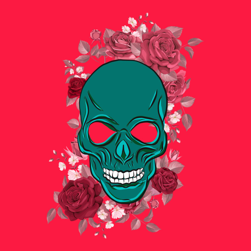 Skull With Flowers Zipper Hoodie by Bettercallsaul | Teevron