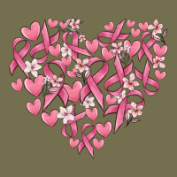 Breast Cancer Awareness Heart Vintage Hoodie | Teevron