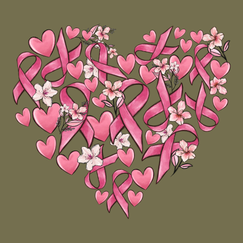 Breast Cancer Awareness Heart Vintage Hoodie by MaliasSmallBusiness | Teevron