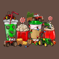 Christmas Tractor Coffee Cup Long Sleeve Tee | Teevron