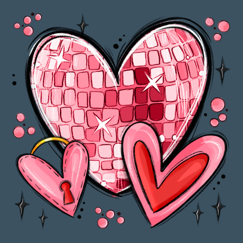 Valentines Hearts Urban Heavy Tee by MaliasSmallBusiness | Teevron