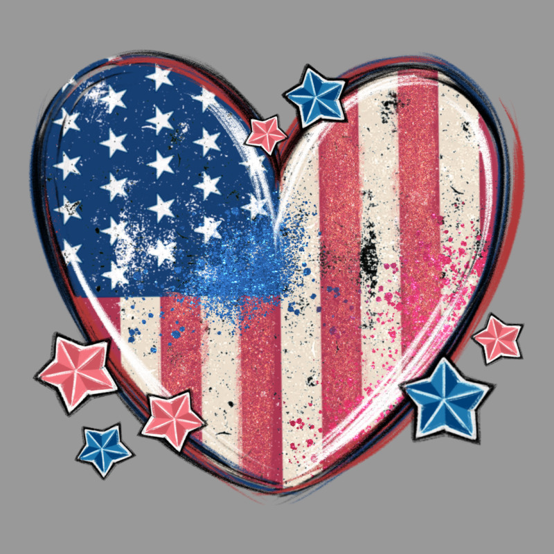 Usa Heart Vintage Hoodie by MaliasSmallBusiness | Teevron
