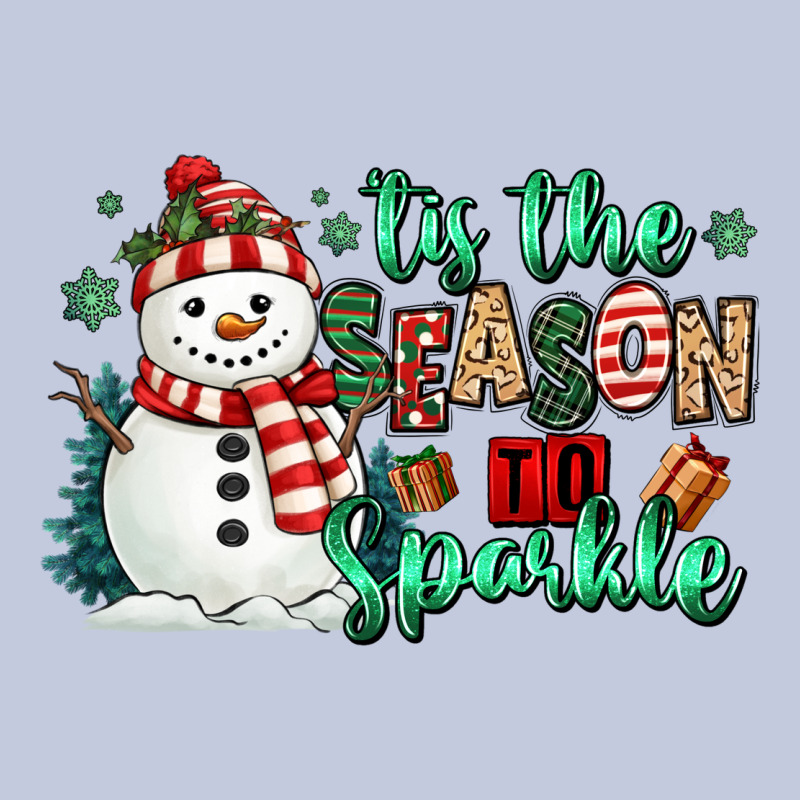 Tis The Season To Sparkle Snowman Long Sleeve Tee by MaliasSmallBusiness | Teevron