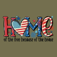 Home Of The Free Because Of The Brave Vintage Hoodie | Teevron