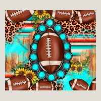 Football Leopard Turquoise Gemstone Sunflower Heavy Core Tee | Teevron