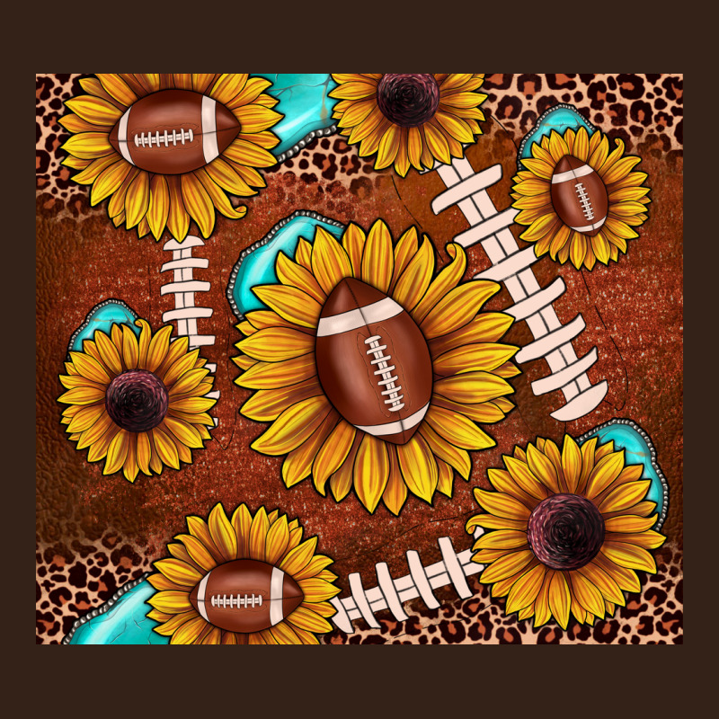 Football Leopard Sunflower Heavy Core Tee by JahusDesignShop | Teevron