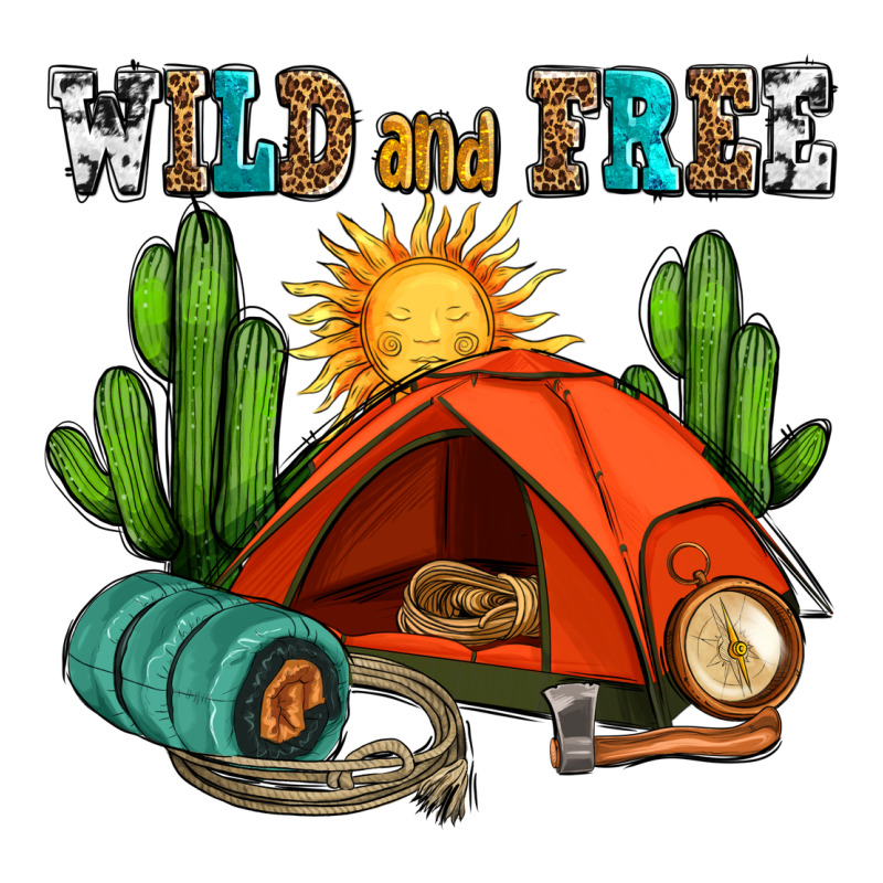 Wild And Free Camp Premium Tee by AdoDesignShop | Teevron