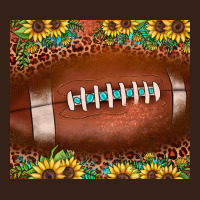 Football Leopard Turquoise Sunflower Heavy Core Tee | Teevron