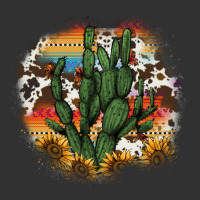Cowhide Aztec Sunflowers Cactus Urban Heavy Tee | Teevron