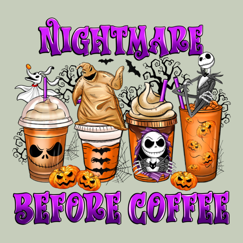 Nightmare Before Coffee Cups Long Sleeve Tee by MaliasSmallBusiness | Teevron