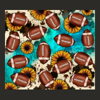 Football Turquoise Sunflower Heavy Core Tee | Teevron