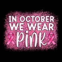 In October We Wear Pink Leopard Glitter Premium Tee | Teevron