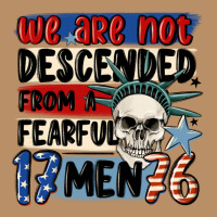 We Are Not Descended From A Fearful Me Vintage Hoodie | Teevron