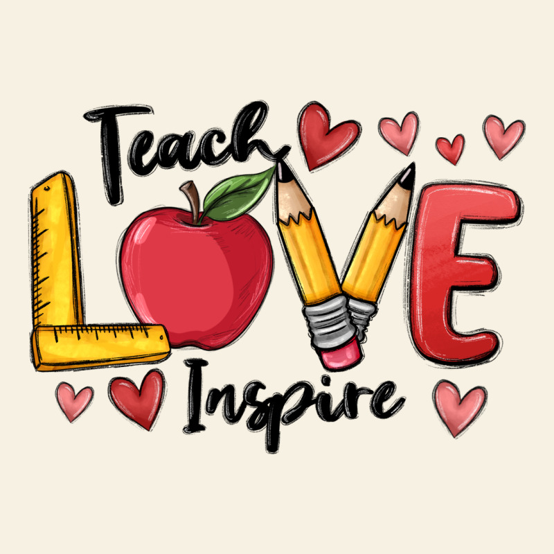 Teach Love Inspire Vintage Tee by MaliasSmallBusiness | Teevron