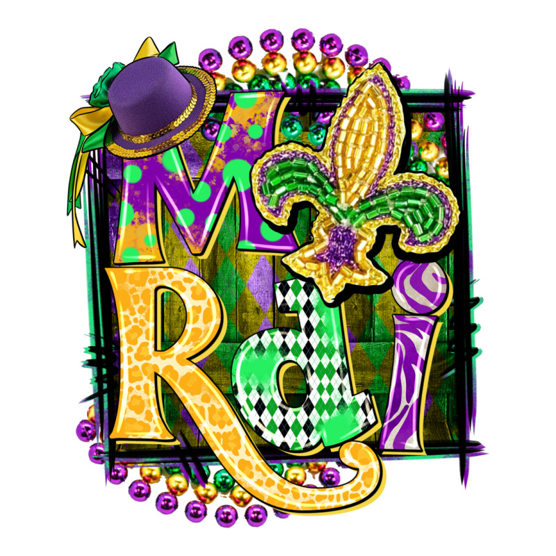 Mardi Gras Heavyweight Hoodie by CowGirlArtShop | Teevron