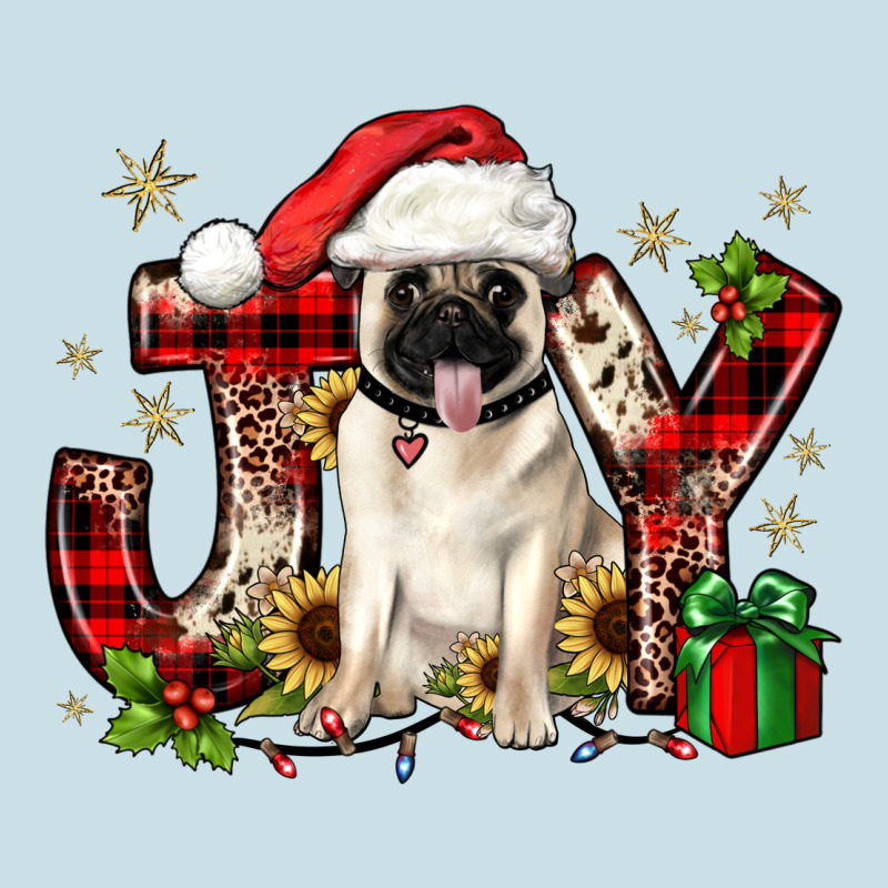 Christmas Joy Pug Ladies Tee by JahusDesignShop | Teevron