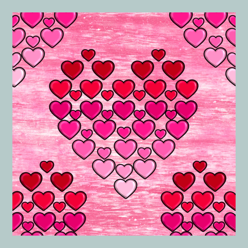 Valentines Day Hearts Seamless Pattern Heavy Core Tee by BundleAndBundleShop | Teevron