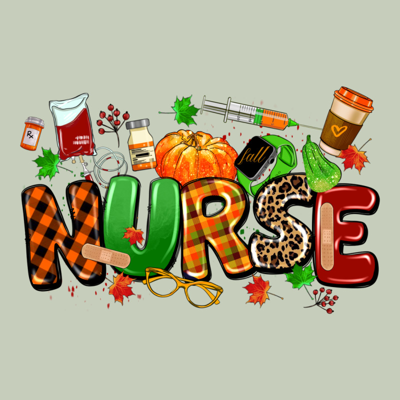 Fall Nurse Long Sleeve Tee by MaliasSmallBusiness | Teevron