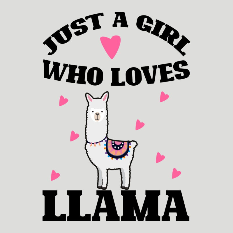 Llama Just A Girl Who Loves Llamas Zipper Hoodie by Bettercallsaul | Teevron
