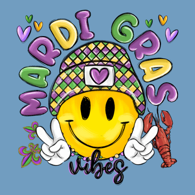 Mardi Gras Vibes Urban Heavy Tee by MaliasSmallBusiness | Teevron