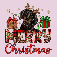 Merry Christmas Dachshund Ladies Tee | Teevron