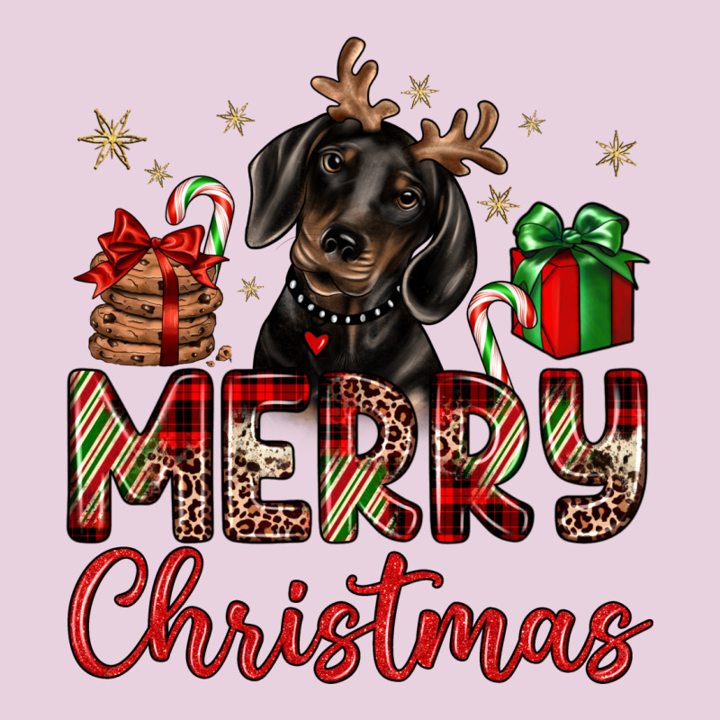 Merry Christmas Dachshund Ladies Tee by JahusDesignShop | Teevron