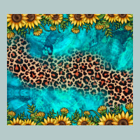 Leopard Turquoise Sunflower Heavy Core Tee | Teevron