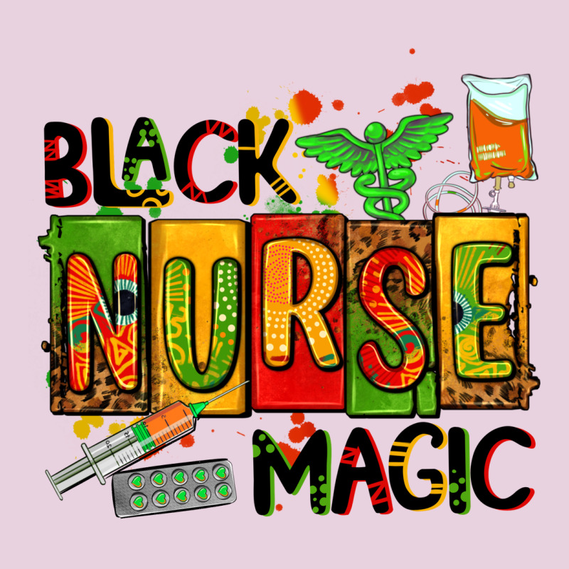 Black Nurse Magic Ladies Tee by AdoDesignShop | Teevron