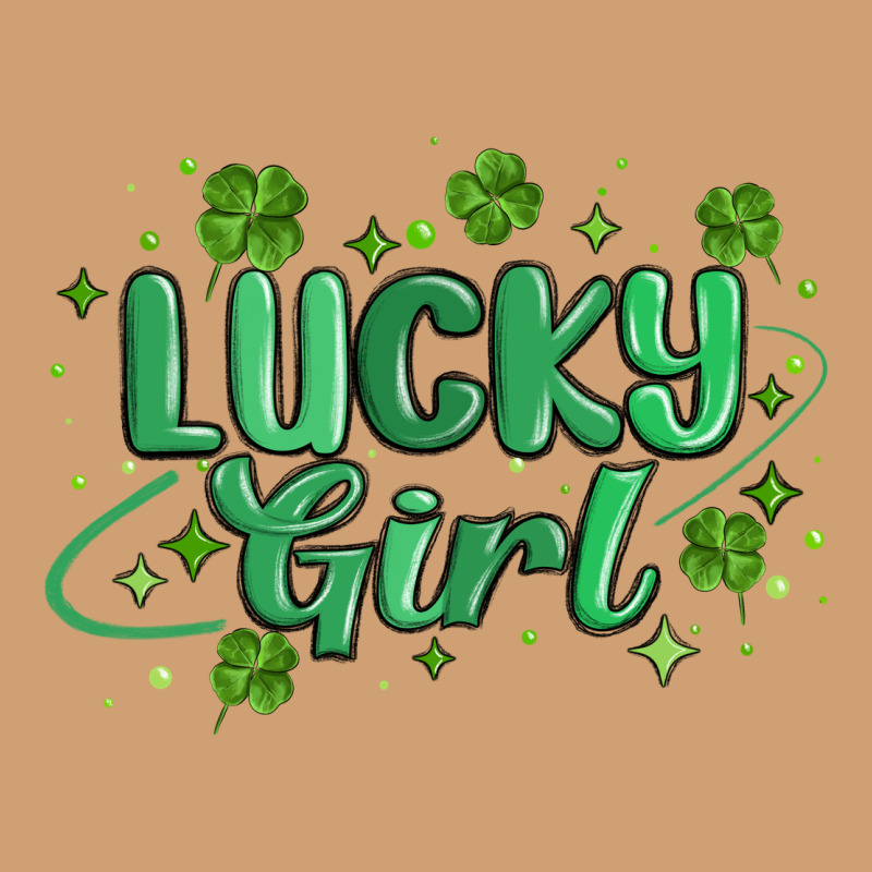 Lucky Girl Vintage Tee by MaliasSmallBusiness | Teevron