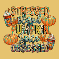 Stressed Blessed Pumpkin Spice Obsessed Premium Sweatshirt | Teevron