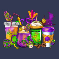 Mardi Gras Coffee Cups Cowgirl Heavyweight Hoodie | Teevron