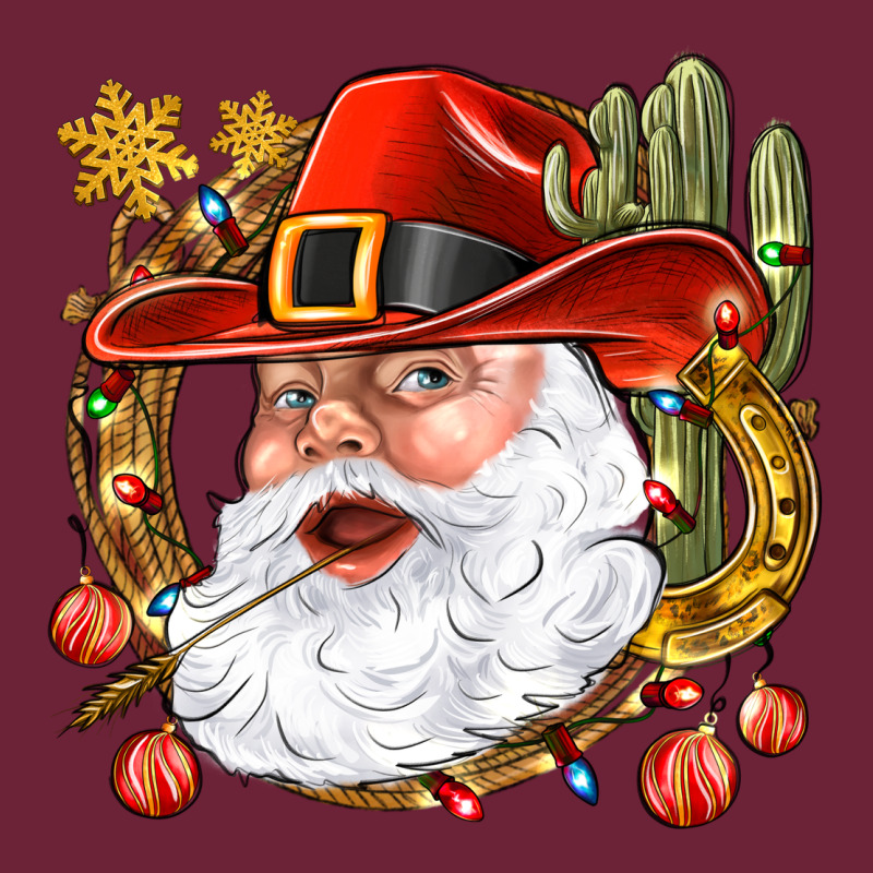 Cowboy Santa Long Sleeve Tee by NancyCooperArtShop | Teevron
