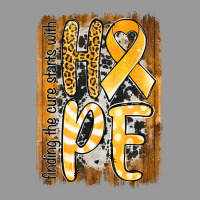 Finding The Cure Starts With Hope Childhood Cancer Awareness  With Bac Vintage Hoodie | Teevron