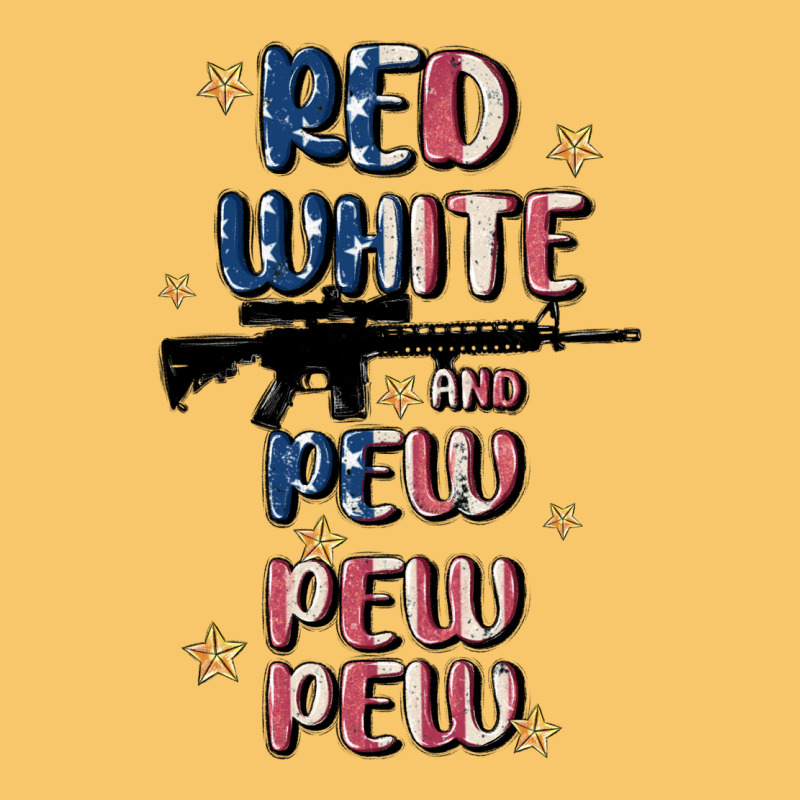 Red White And Pew Pew Pew Vintage Hoodie by MaliasSmallBusiness | Teevron
