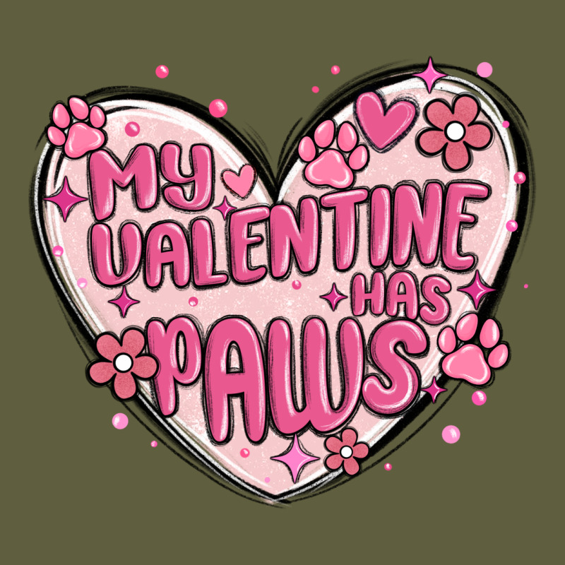 My Valentine Has Paws Vintage Tee by MaliasSmallBusiness | Teevron