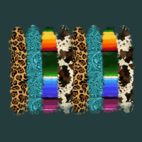 Serape Leopard Tooled Leather Cowhide Background Classic Tee | Teevron