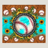 Baseball Turquoise Sunflower Heavy Core Tee | Teevron