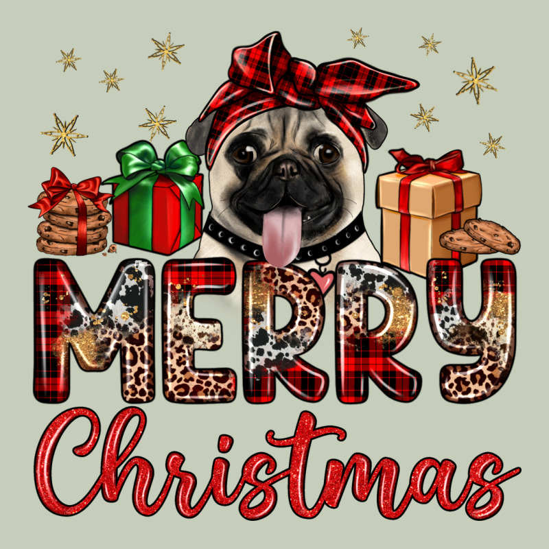 Merry Christmas Pug Ladies Tee by JahusDesignShop | Teevron