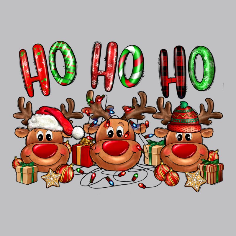 Ho Ho Ho Reindeer Long Sleeve Tee by NancyCooperArtShop | Teevron