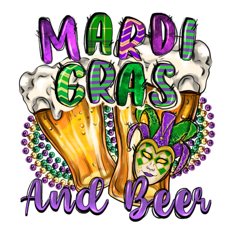 Mardi Gras And Beer Heavyweight Hoodie by CowGirlArtShop | Teevron